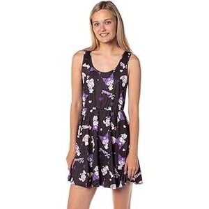 Sanrio My Melody Kuromi Dress XL Black Kawaii Cartoon All Over Print Pullover‎